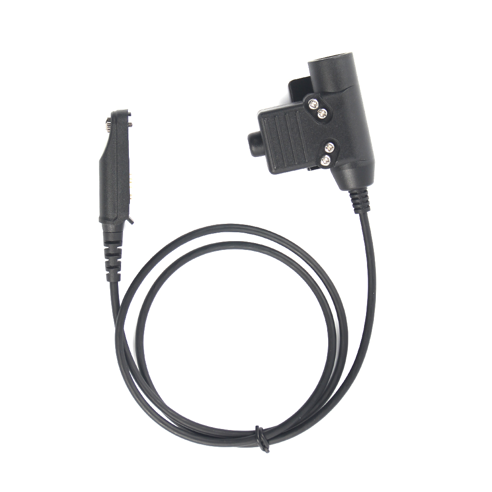 YiNiTone Tactical Headset Adapter U94 Push to Talk 1-Pin For YAESU For Baofeng UV9R UV-9R Plus UV-XR BF-A58