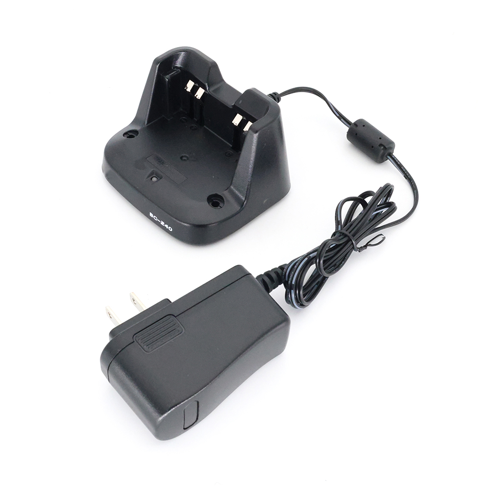 BC-240 Walkie Talkie Battery Desktop Charger for ICOM IC-V86/U86 two way radio for BP-298 BP298 Battery Charger Accesories