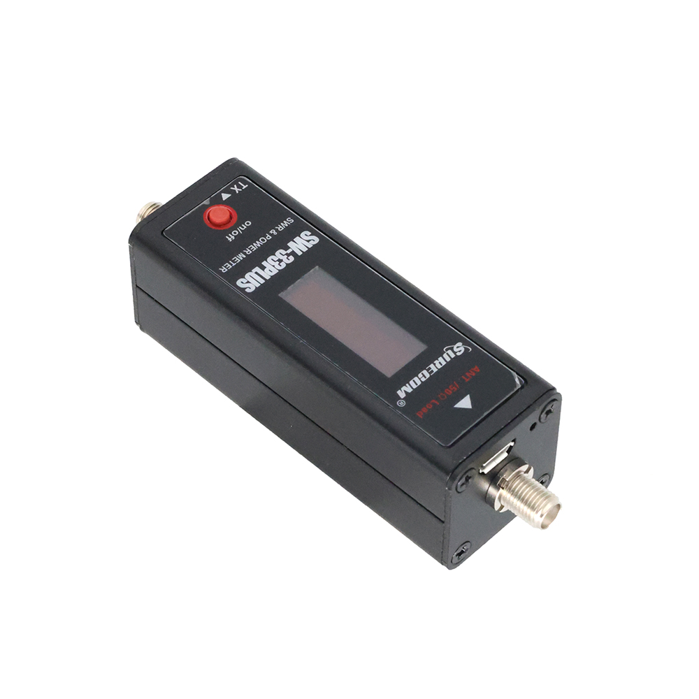SURECOM SW-33Plus 125-525MHz VHF/UHF Dual Band Analog Walkie Talkie Mini Power&S.W.R Meter