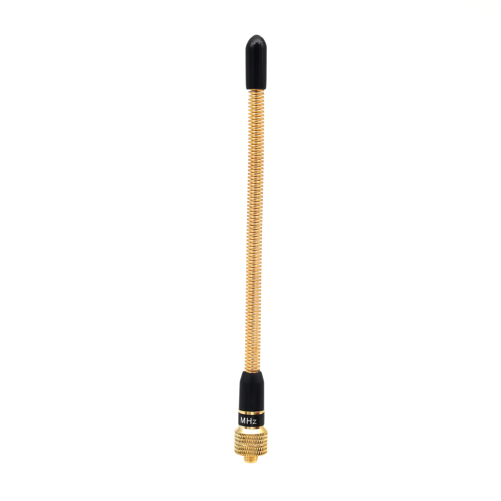Metal Gold Spring Antenna VHF 136-174Mhz SMA-Female For BaoFeng Kenwood TK-360 TK-370G TK-3100 Ham Radio