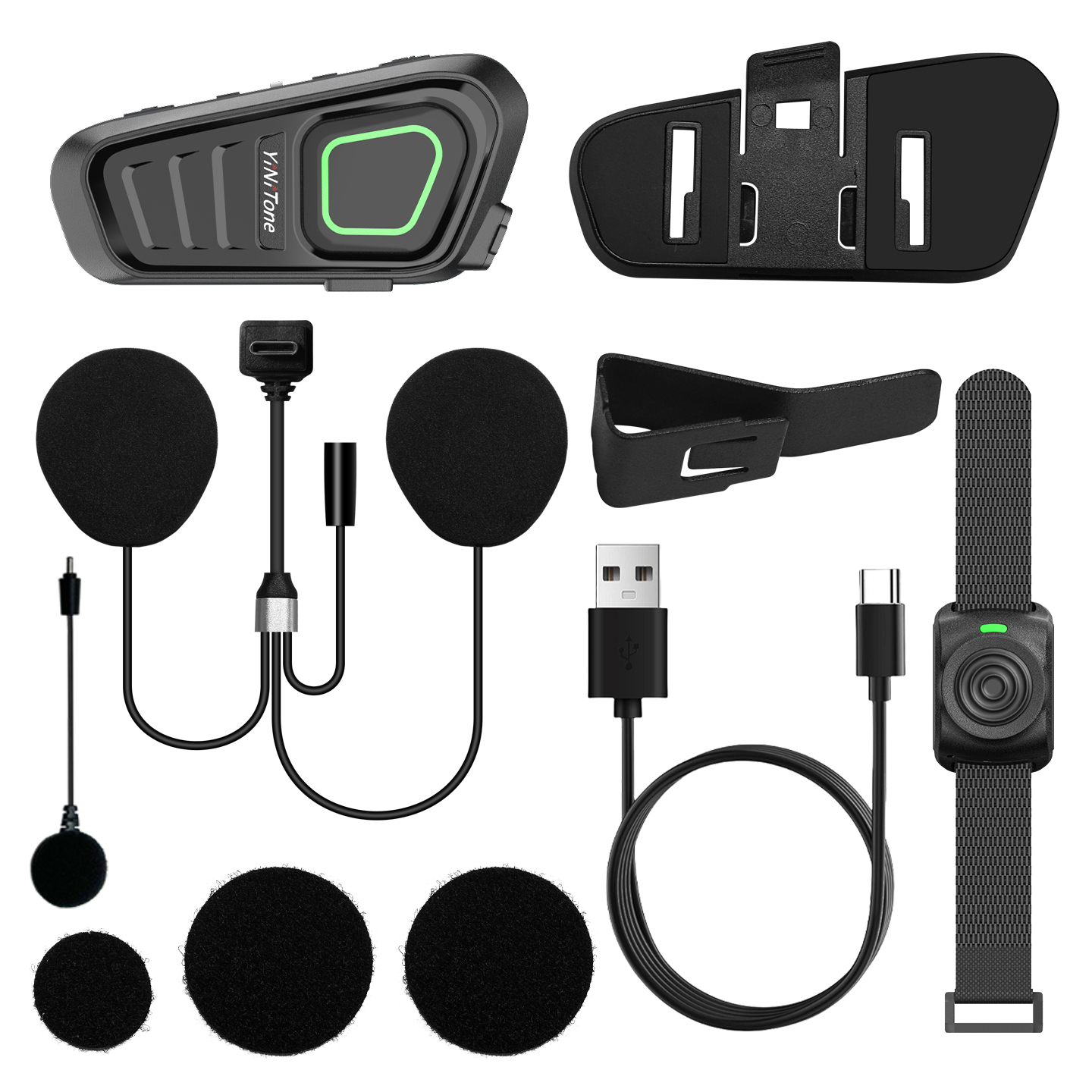 YiNiTone MINI-03 2W 400-480MHz Hemet Radio 