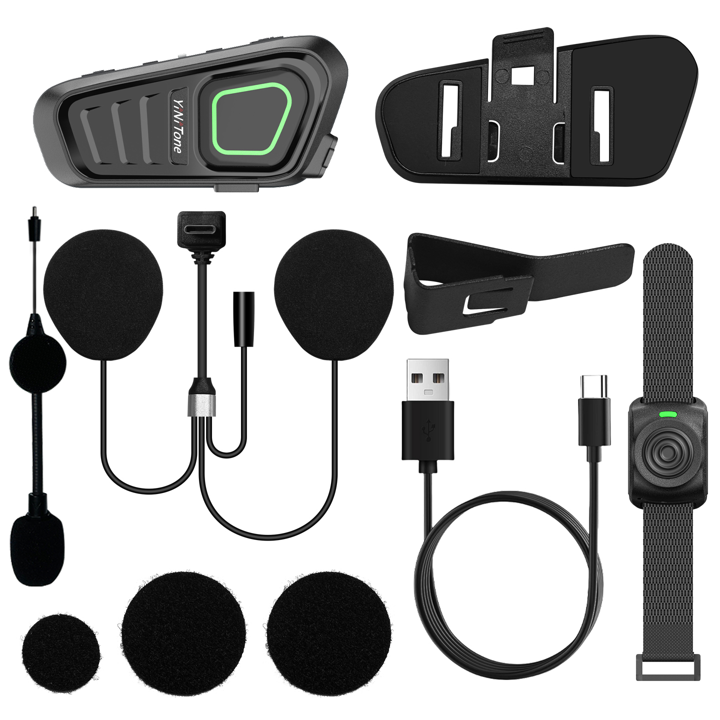 YiNiTone MINI-03 2W 400-480MHz Hemet Radio 