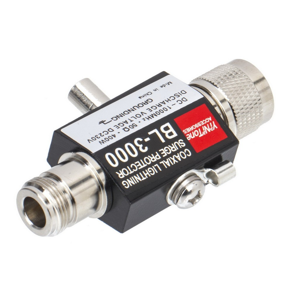 BL-3000 Coaxial Lightning Arrestor Surge Protector N male to N Female 400W 50 Ohm	
