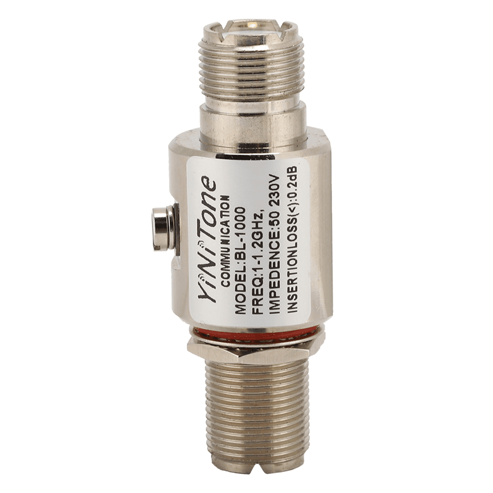 BL-1000 1~1.2GHz 400W(PEP) 50Ohm coaxial surge Lighting protector UHF Female to UHF Female antenna lightning arrester	