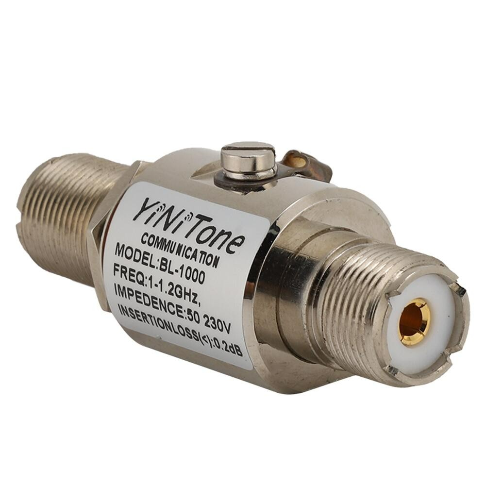 BL-1000 1~1.2GHz 400W(PEP) 50Ohm coaxial surge Lighting protector UHF Female to UHF Female antenna lightning arrester	