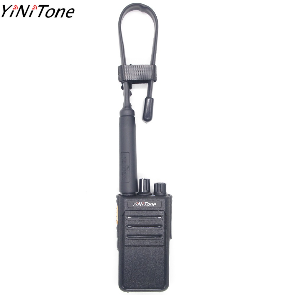 YiNiTone AT-33 136-520MHz Foldable 33cm CS Tactical Antenna SMA Female Ham Radio Antenna Dual Band VHF/UHF For Baofeng UV-82 UV-5R UV5R BF-888S AR-F8 walkie talkie	