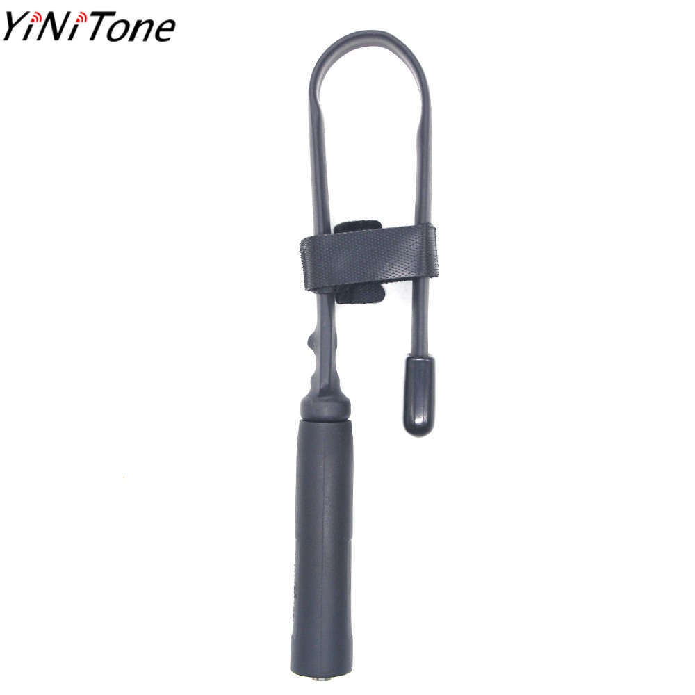 YiNiTone AT-33 136-520MHz Foldable 33cm CS Tactical Antenna SMA Female Ham Radio Antenna Dual Band VHF/UHF For Baofeng UV-82 UV-5R UV5R BF-888S AR-F8 walkie talkie	