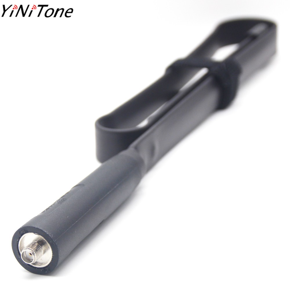 YiNiTone AT-72 136-520MHz Foldable 72cm CS Tactical Antenna SMA Female Ham Radio Antenna Dual Band VHF/UHF For Baofeng UV-82 UV-5R UV5R BF-888S AR-F8 walkie talkie	